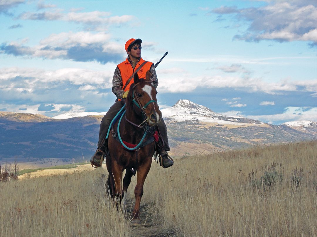 With just basic skills and a good mount, riding is an enjoyable aspect of hunting.